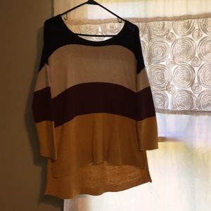 Color block sweater